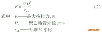 鋼管和聚乙烯管應用于水平定向鉆穿越的比較